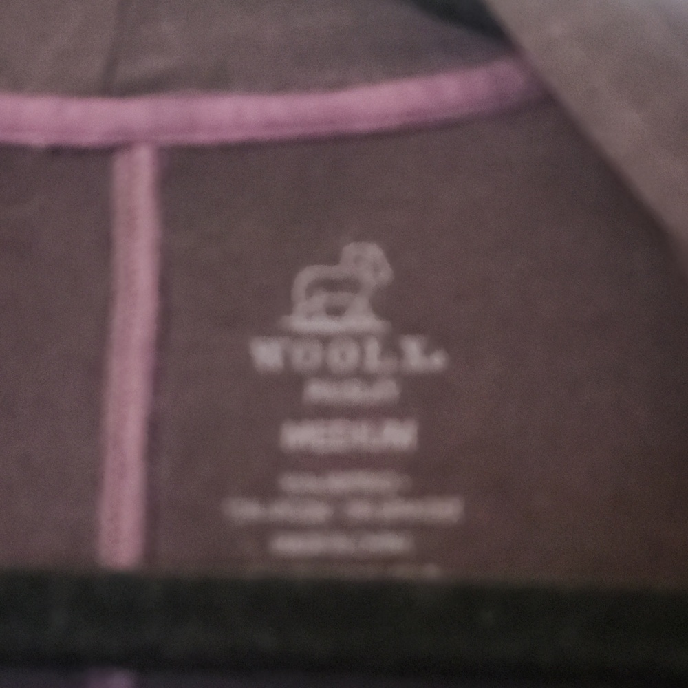 Deep Plum Woolx Paisley Cardigan M - Picture 2 of 3